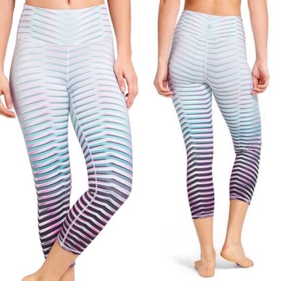 Athleta Pants - Athleta High Rise Prism Chaturanga Capri Legging